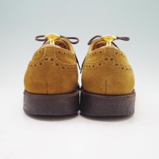 極上★チャーチ 75F/UK7.5【定価￥86,900-★FAIRFIELD/81ラスト】フェアフィールド/フルブローグ/スエード/マラッカ色/メンズ/Church's★a148