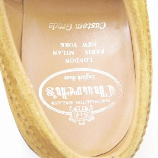 極上★チャーチ 75F/UK7.5【定価￥86,900-★FAIRFIELD/81ラスト】フェアフィールド/フルブローグ/スエード/マラッカ色/メンズ/Church's★a148