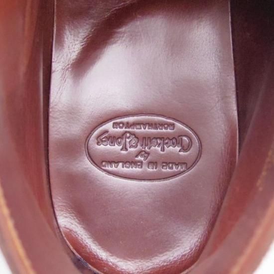 美品★クロケット&ジョーンズ 7E【★ハンドグレード/CAMPDEN】チャッカブーツ/スエード/濃茶/Crockett&Jones★a143