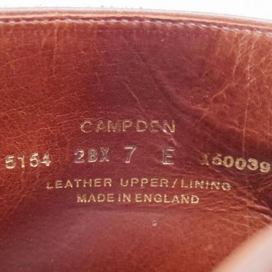 美品★クロケット&ジョーンズ 7E【★ハンドグレード/CAMPDEN】チャッカブーツ/スエード/濃茶/Crockett&Jones★a143