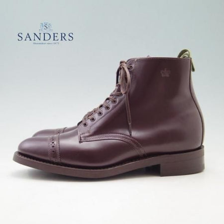 新品★サンダース 7.5【★ブーツ】靴/箱付/英国製/SANDERS★a128