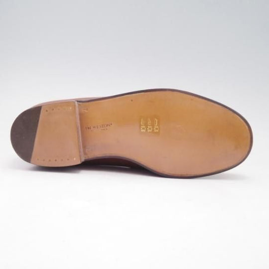 新品★JM.ウェストン 7F【定価￥110,000-★コインローファー/180】41ラスト/ボックスカーフ/タン/茶/メンズ/Weston/ウエストン★a127