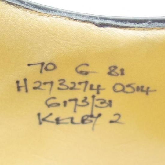 美品★チャーチ 70G/UK7 【貴重★KELBY 2/ダブルモンク】81ラスト/5都市ロゴ/ポリッシュドバインダーカーフ/黒/メンズ★a160