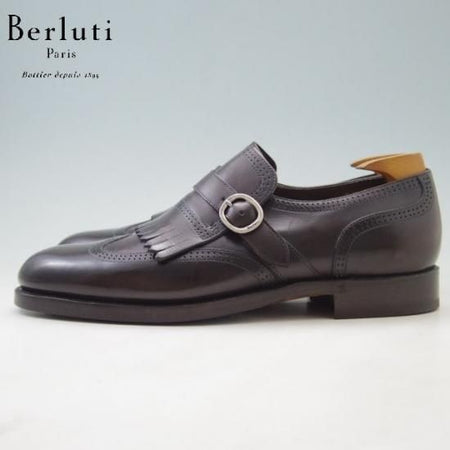 新品★ベルルッティ 7.5【★モンクストラップ】Berluti★a157