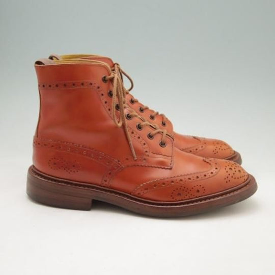 美品★トリッカーズ SIZE 7【貴重★(英)ポールスミス別注/Paul Smith】カントリーブーツ/M6178/カーフ/茶/Tricker's★a185