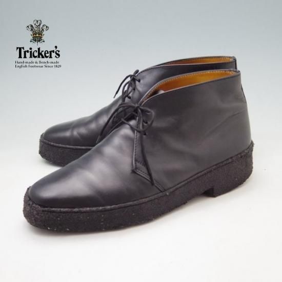 ★トリッカーズ SIZE 6.5【貴重★GOOD OL' &CO別注/チャッカブーツ】カーフ/黒/Tricker's★a183