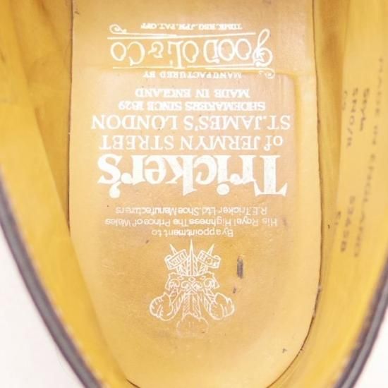 ★トリッカーズ SIZE 6.5【貴重★GOOD OL' &CO別注/チャッカブーツ】カーフ/黒/Tricker's★a183