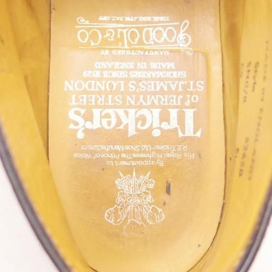 ★トリッカーズ SIZE 6.5【貴重★GOOD OL' &CO別注/チャッカブーツ】カーフ/黒/Tricker's★a183