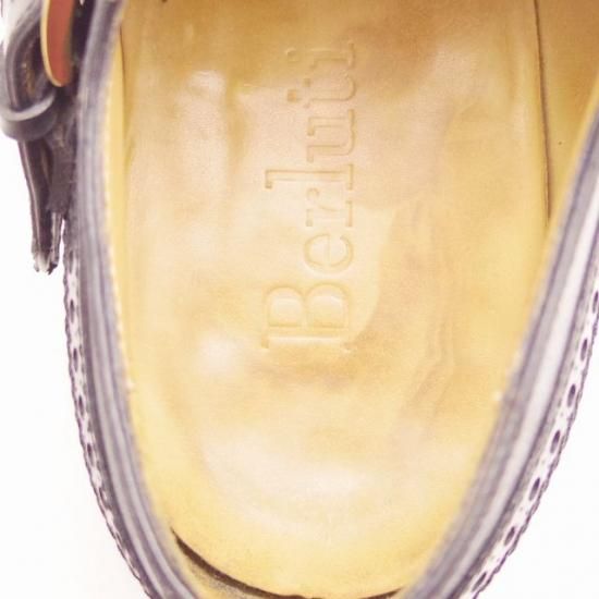 ★ベルルッティ 6.5【Berluti★モンクストラップ】★a180