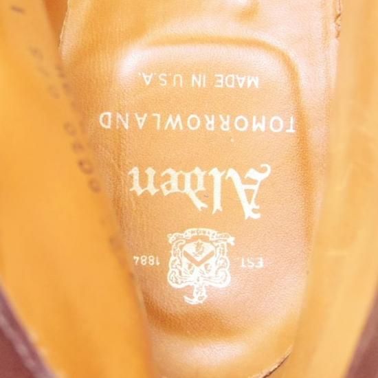 極美品★オールデン 7D 【貴重★モディファイドラスト/41822H】TOMORROWLAND別注/ブーツ/スエード/茶/Alden★a169