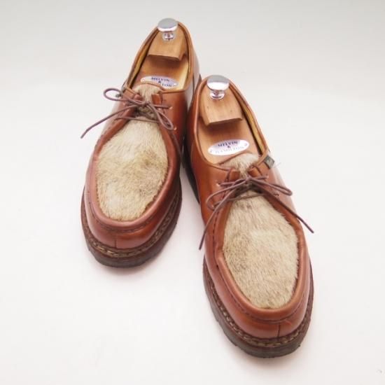 ★パラブーツ SIZE 42.5【貴重★フォック仕様/MICHAEL】ミカエル/マロン/リスレザー/マルシェソール/Paraboot★a096