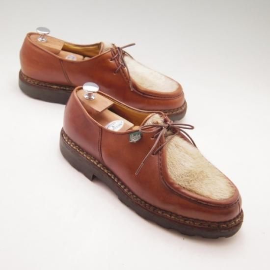 ★パラブーツ SIZE 42.5【貴重★フォック仕様/MICHAEL】ミカエル/マロン/リスレザー/マルシェソール/Paraboot★a096
