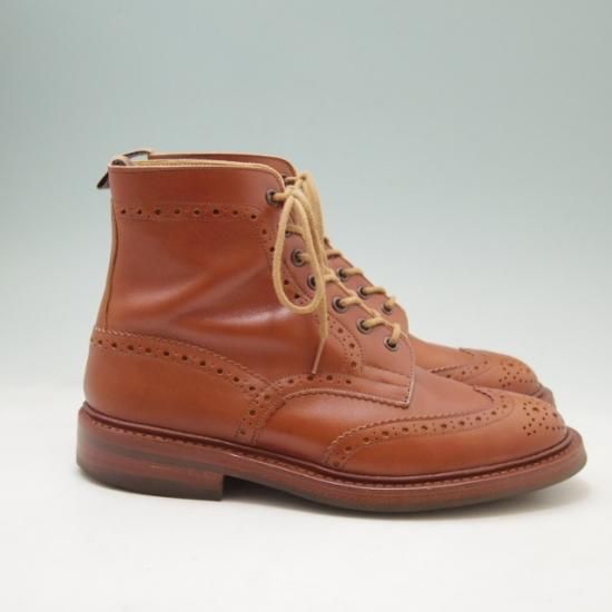 極美品★トリッカーズ 6.5【ダイナイトソール仕様★マロンアンティーク】2508/モールトン/カントリーブーツ/Tricker's★a210