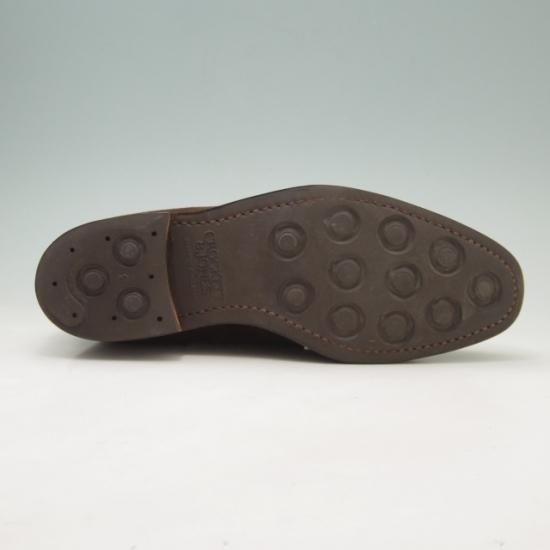 ★クロケット&ジョーンズ 6E【★バーニーズNY別注/BARNEYS NEWYORK】EVSHAM/チャッカブーツ/スエード/濃茶/メンズ/Crockett&Jones★a206