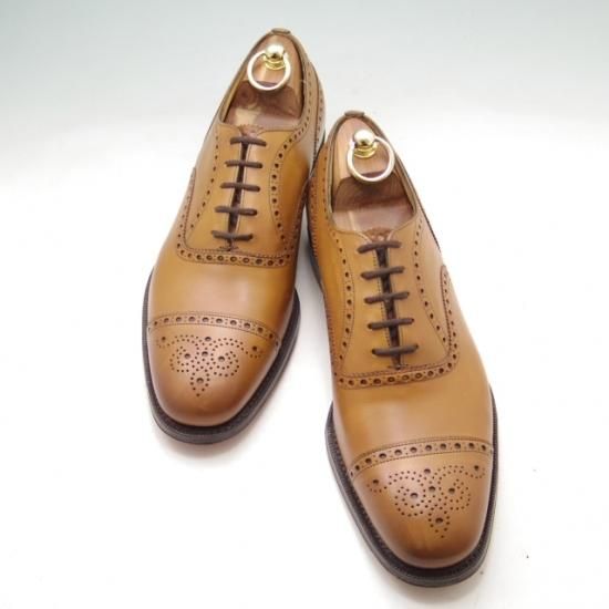 新品★チャーチ85F/UK8.5【貴重★Heritage Collection/ディプロマット同様】173ラスト/4都市ロゴ/HIGHGROVE/セミブローグ/茶/Church's★a200