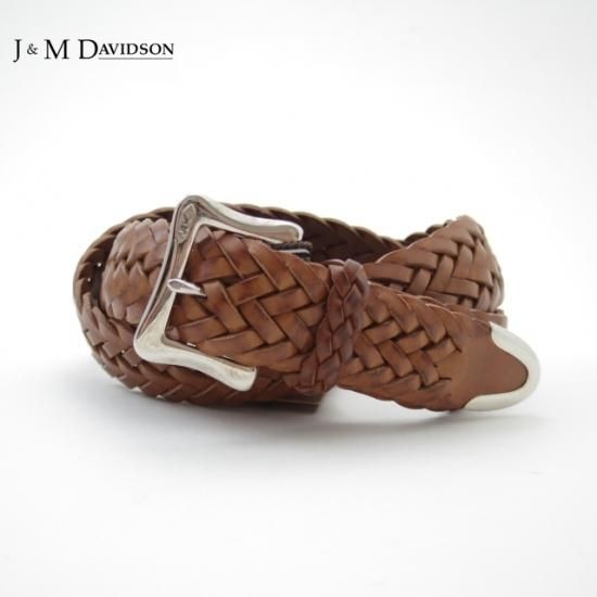 新品★J&Mデヴィッドソン 30/75cm【★メンズ】 メッシュ ベルト★a001