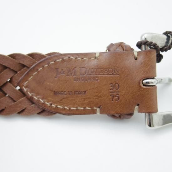 新品★J&Mデヴィッドソン 30/75cm【★メンズ】 メッシュ ベルト★a001