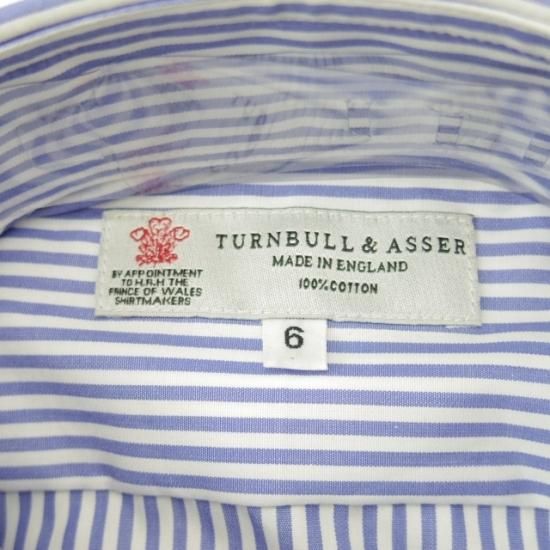 未使用★(英)ターンブル＆アッサー SIZE 6 【★レディース シャツ】ヴァルカナイズロンドン取扱い/TURNBULL&ASSER★a0N4444