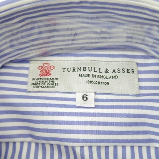 未使用★(英)ターンブル＆アッサー SIZE 6 【★レディース シャツ】ヴァルカナイズロンドン取扱い/TURNBULL&ASSER★a0N4444
