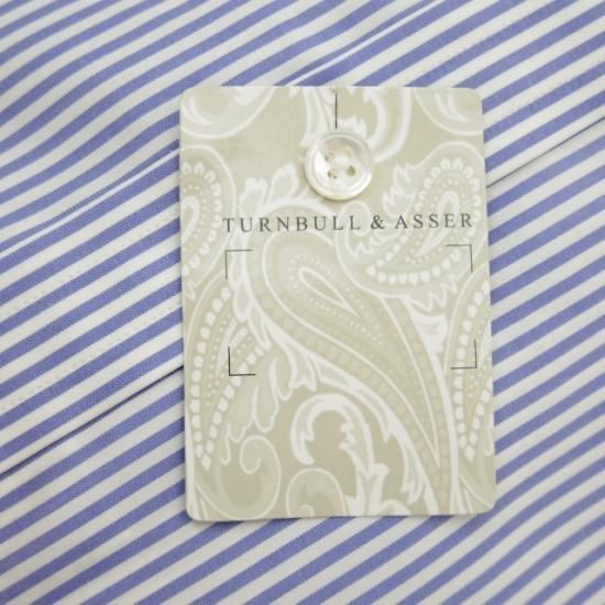 未使用★(英)ターンブル＆アッサー SIZE 6 【★レディース シャツ】ヴァルカナイズロンドン取扱い/TURNBULL&ASSER★a0N4444