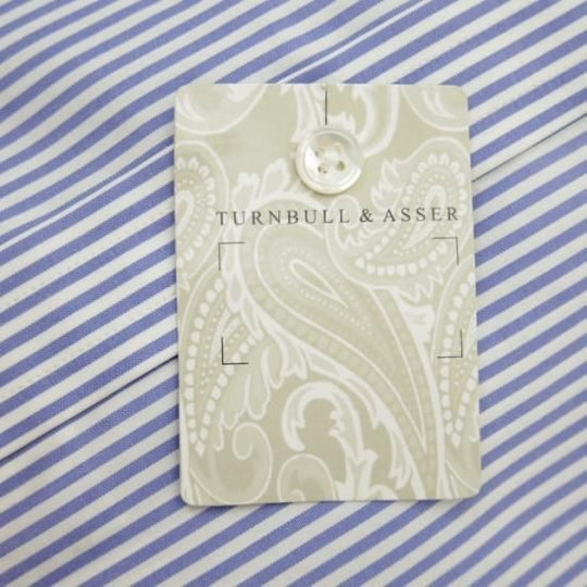 未使用★(英)ターンブル＆アッサー SIZE 6 【★レディース シャツ】ヴァルカナイズロンドン取扱い/TURNBULL&ASSER★a0N4444