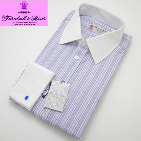 未使用★ターンブル＆アッサー SIZE 16 1/2 42cm【★シャツ】★a0N3643