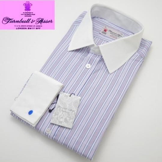 未使用★ターンブル＆アッサー SIZE 16 1/2 42cm【★シャツ】★a0N3643