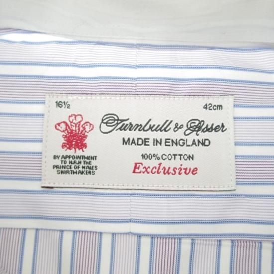 未使用★ターンブル＆アッサー SIZE 16 1/2 42cm【★シャツ】★a0N3643