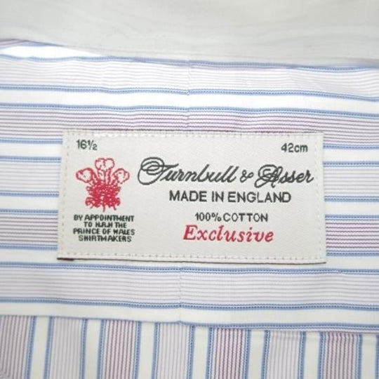 未使用★ターンブル＆アッサー SIZE 16 1/2 42cm【★シャツ】★a0N3643