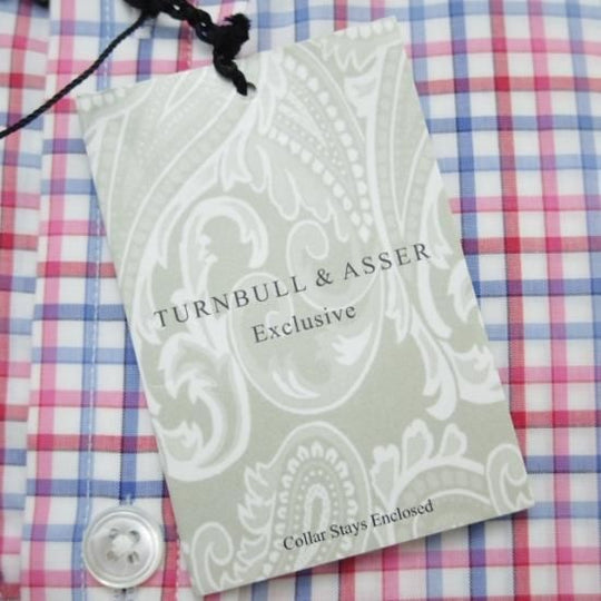 未使用★(英)ターンブル＆アッサーSIZE 15 1/2 39cm【★ヴァルカナイズロンドン取扱い】シャツ/TURNBULL&ASSER★a0N3642