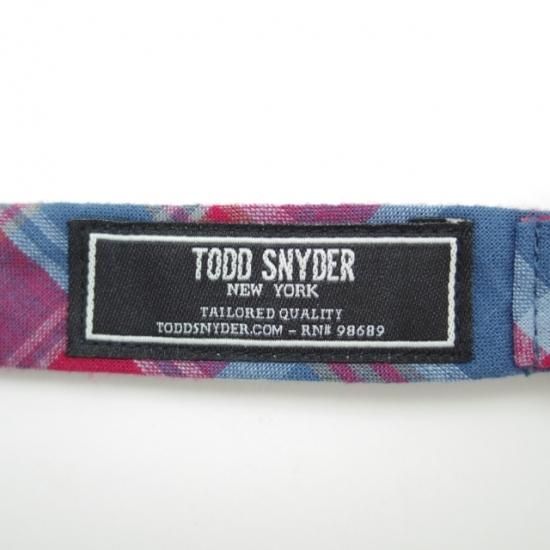 未使用★(米)トッドスナイダー【★メンズ】 ボウタイ/蝶ネクタイ★a0N3655