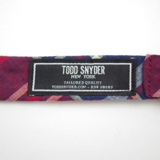 未使用★(米)トッドスナイダー【★メンズ】 ボウタイ/蝶ネクタイ★a0N3656