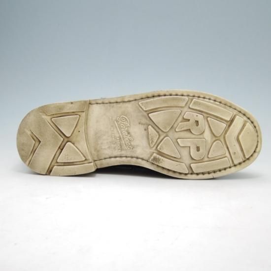 ★パラブーツ 6.5【貴重★シャンボード/UNITED ARROWS Diztrict別注】CHAMBORD/TEXソール/Uチップ/カーフ/黒/Paraboot★a221