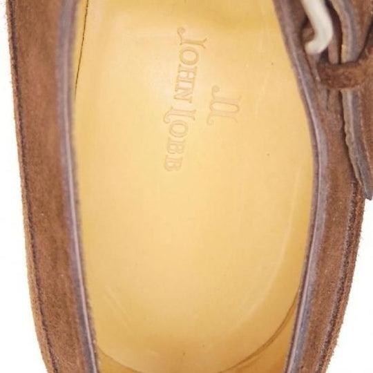 未使用★ジョンロブ 7.5EE【定価20万以上★プレステージライン/BERKLEY/7000ラスト】サイドモンク/スエード/濃茶/メンズ/JOHN LOBB★a218