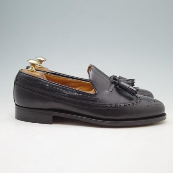 新品★クロケット&ジョーンズ6EX【★(英)GIEVES&HAWKES別注/ギブス&ホークス】タッセルローファー/カーフ/黒/メンズ/Crockett&Jones★a216
