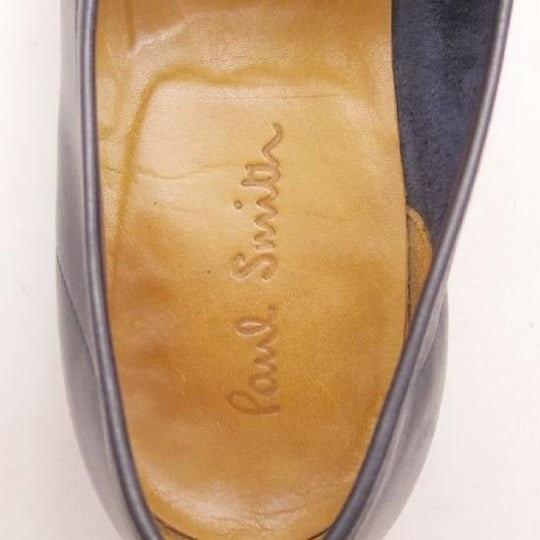 ★クロケット&ジョーンズ 8E【★ポールスミス別注/Paul smith】コインローファー/カーフ/白×紺/メンズ/Crockett&Jones★a215