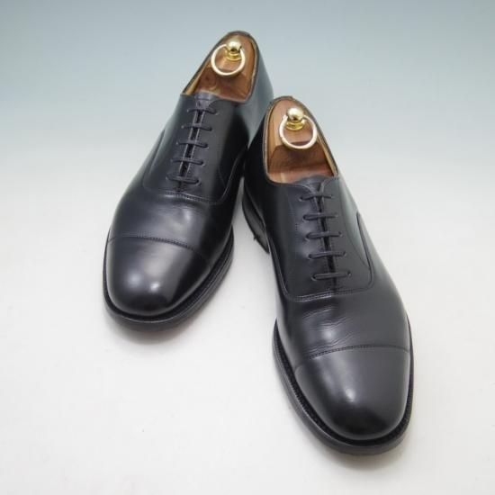 美品★チャーチ 80G/UK8【★貴重100ラスト/コンサル同仕様/BALMORAL】ストレートチップ/カーフ/黒/Church's★a214