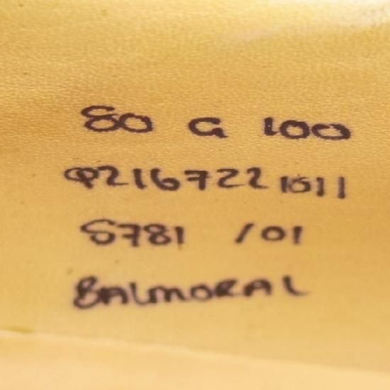 美品★チャーチ 80G/UK8【★貴重100ラスト/コンサル同仕様/BALMORAL】ストレートチップ/カーフ/黒/Church's★a214