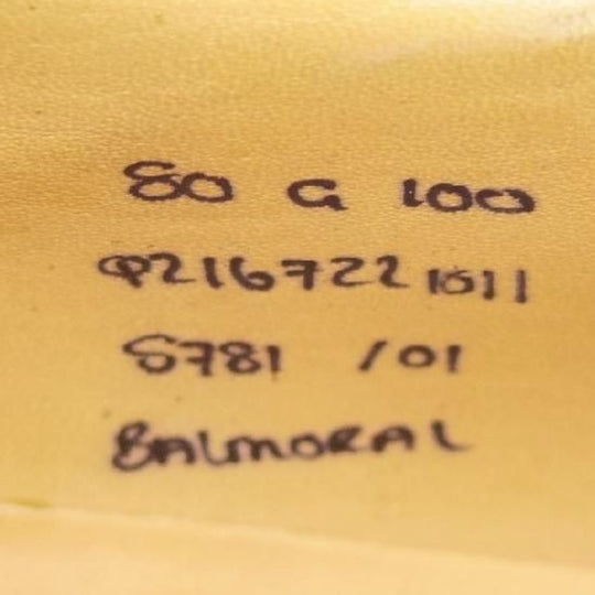 美品★チャーチ 80G/UK8【★貴重100ラスト/コンサル同仕様/BALMORAL】ストレートチップ/カーフ/黒/Church's★a214