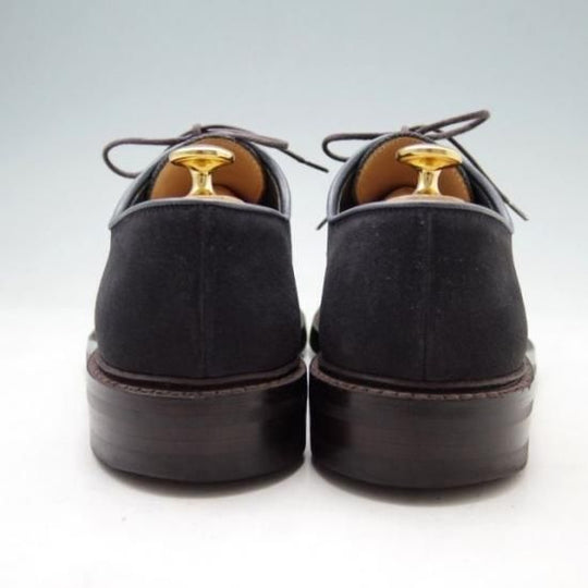 極美品★クロケット&ジョーンズ 6.5E【ダイナイトソール仕様★SEDGEMOOR/335ラスト】プレーントゥ/スエード/メンズ/Crockett&Jones★a234
