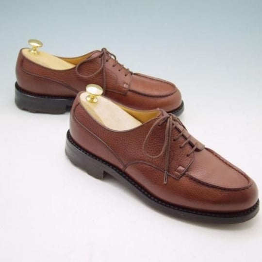 極美品★JM.ウェストン 6.5D【定価￥126,500-★ゴルフ/GOLF】641/31ラスト/Uチップ/グレインレザー/chesnut/茶/Weston/ウエストン★a230