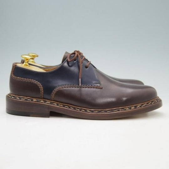 新品★HEINRICHディンケラッカー 6【★限定】紺茶コードバン★a228