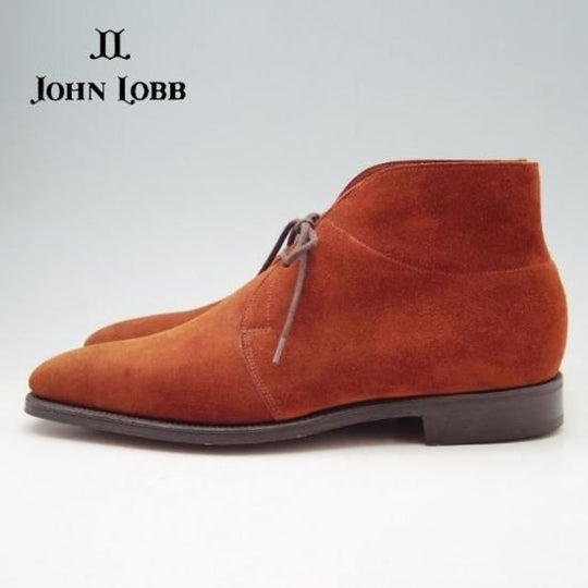未使用★ジョンロブ 6EE【定価￥264,000-★ROMSEY/ロムゼイ】8000ラスト/チャッカブーツ/スエード/メンズ/JOHN LOBB★a227