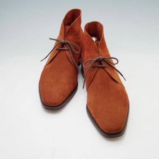 未使用★ジョンロブ 6EE【定価￥264,000-★ROMSEY/ロムゼイ】8000ラスト/チャッカブーツ/スエード/メンズ/JOHN LOBB★a227