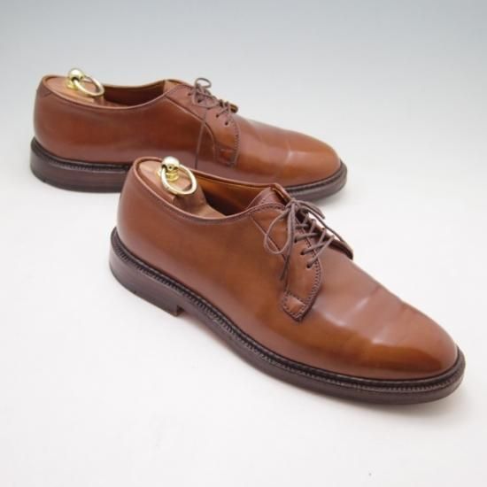 美品★オールデン 8E【貴重★ラベロ色/コードバン/9900】バリーラスト/プレーントゥ/メンズ/茶/Alden★a188