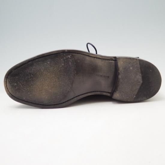 極美品★トリッカーズ SIZE 8【★GMT別注/ハラコ×パテント】ブーツ/黒/Tricker's★a197