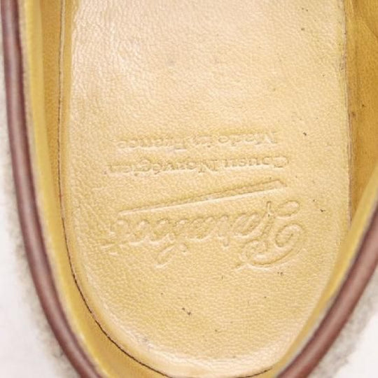 美品★パラブーツ SIZE 42【★ミカエル同仕様/Mirabeau/MICHAEL】カフェ/カーフ×ウール/マルシェソール/Paraboot★a247