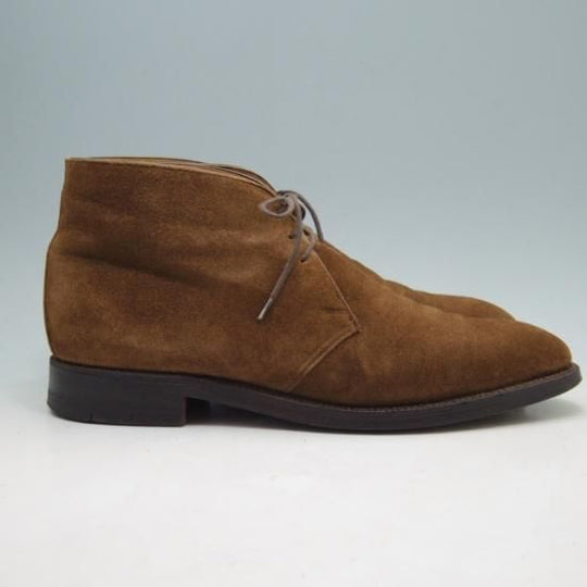 ★クロケット&ジョーンズ 8E【★ポールスミス別注/Paul smith】ハンドグレード/324ラスト/チャッカブーツ/スエード/茶/メンズ/Crockett&Jones★a255