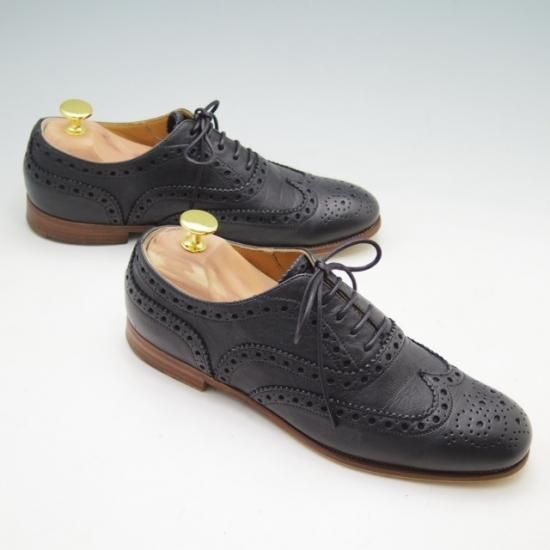 極上★チャーチ(レディース) SIZE 36.5【モデル定価￥86,900-★バーウッド/BURWOOD】カーフ仕様/黒/Church's★a245