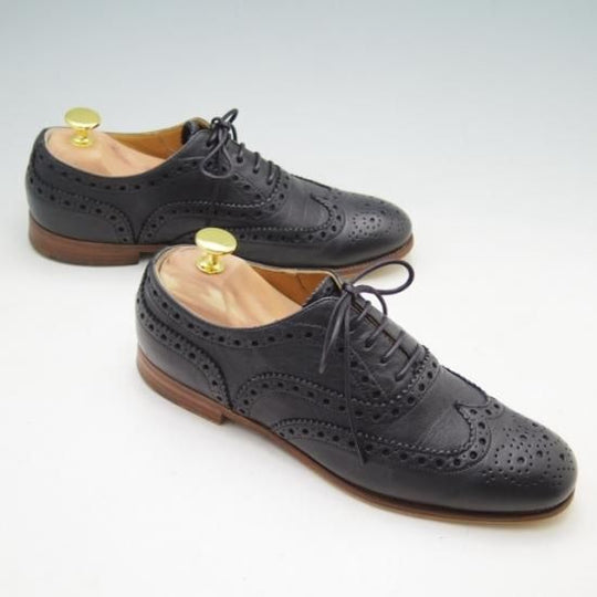 極上★チャーチ(レディース) SIZE 36.5【モデル定価￥86,900-★バーウッド/BURWOOD】カーフ仕様/黒/Church's★a245